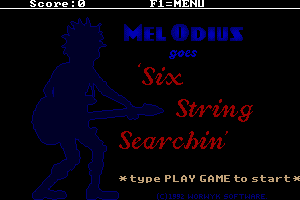 Mel Odius goes Six String Searchin'