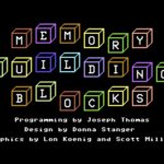 Memory Building Blocks