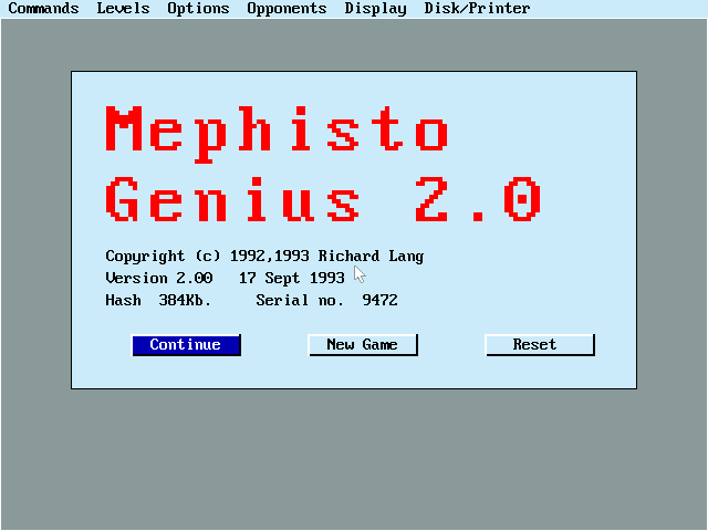Mephisto Genius 2