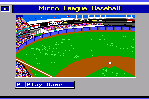 MicroLeague Baseball: The Manager’s Challenge