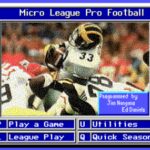 MicroLeague Football: The Coach’s Challenge – Deluxe Edition