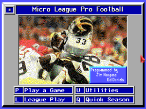 MicroLeague Football: The Coach’s Challenge – Deluxe Edition