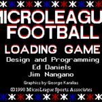 MicroLeague Football: The Coach’s Challenge