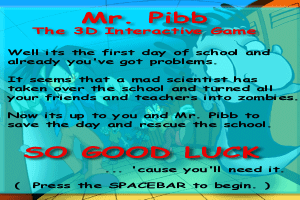 Mr. Pibb: The 3D Interactive Game