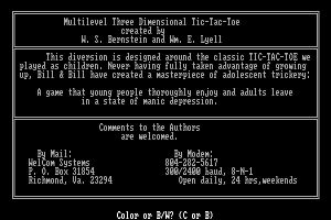 Multilevel Three Dimensional Tic-Tac-Toe
