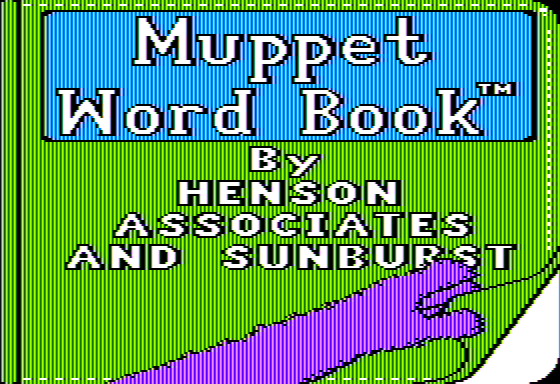 Muppet Word Book
