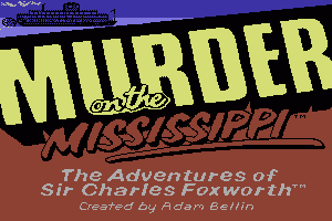 Murder on the Mississippi