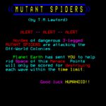 Mutant Spiders