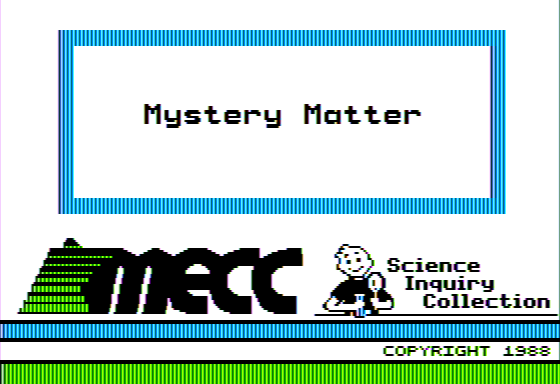 Mystery Matter