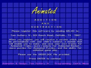 Animated Addition and Subtraction