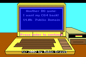 Another DG Game: I Want My C64 Back