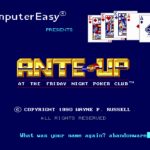 Ante-Up at the Friday Night Poker Club