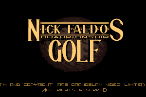 Nick Faldo's Championship Golf
