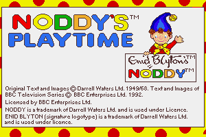 Noddy's Playtime