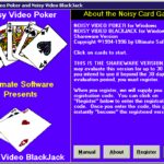 Noisy Video Poker and Blackjack