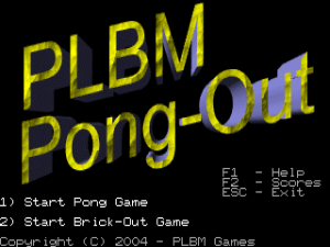 PLBM Pong-Out