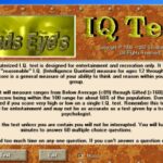 Personal IQ Test