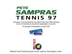Pete Sampras Tennis 97