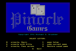 Pinocle Games