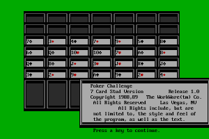 Poker Challenge: 7 Card Stud Version