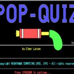 Pop-Quiz