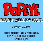 Popeye Beach Volleyball