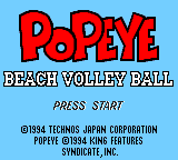 Popeye Beach Volleyball