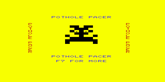 Pothole Pacer
