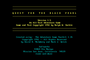 Quest for the Black Pearl