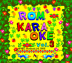 ROM² Karaoke: Volume 3
