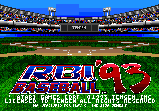 R.B.I. Baseball ’93
