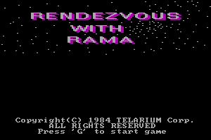 Rendezvous with Rama