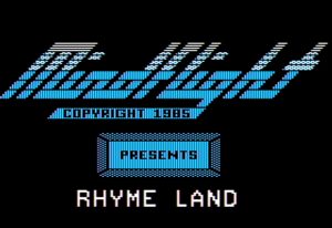 Rhyme Land