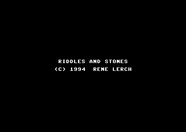 Riddles and Stones