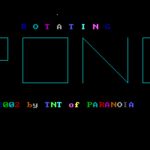 Rotating Pong