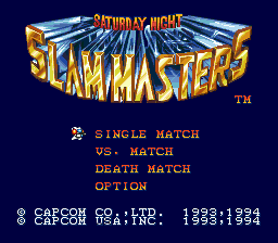 Saturday Night Slam Masters